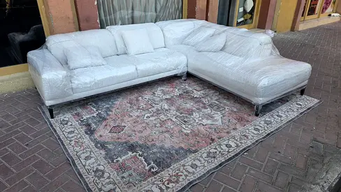 Natuzzi Italian L Shape Sofa