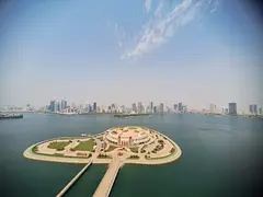 Beautiful four-bedroom apartment with a large living room in Al Majaz 3, sea view, maid's room, 