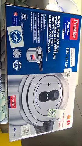 Brand new Prestige 3L stainless steel cooker for sale