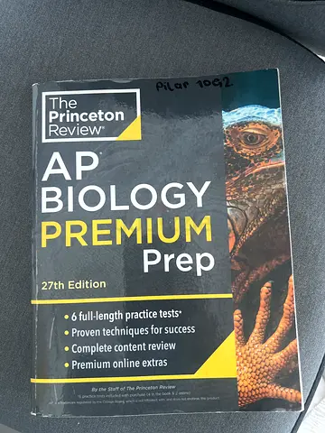 The Princeton Review AP Biology Premium Prep (27th Edition)