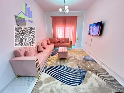 غرفة وصالة  -  ايجار شهري  -  شامل  --  مفروشة - فرش جديد