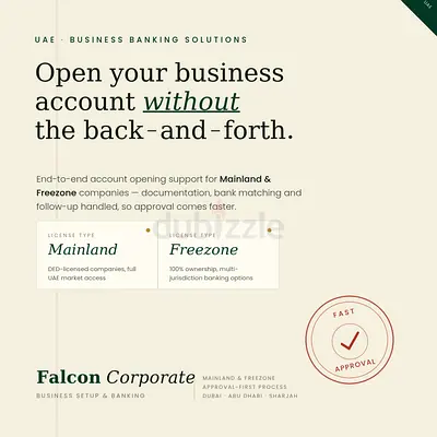 Rapid Business Banking Solutions: Seamless Account Opening in UAE Mainland  Freezone
