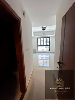 Luxury 1BHK, first occupancy, for annual rent in Al Hamidiya, Ajman. master BR, 2 bath, luxury finis