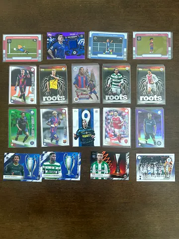 25/26 Toppe UEFA Champions League Football Cards - Rare Cards