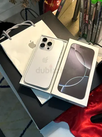 IPhone 16 Pro White titanium 256GB TdRa 93% Battery