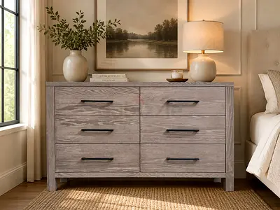 Pottery barn Dresser with 6 Drawers