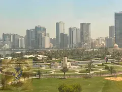 One BHK for rent Majaz 2 free AC sea view family building on Dubai exit.
