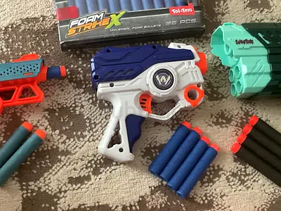 3 Nerf with 70 extra bullet- Good Condition