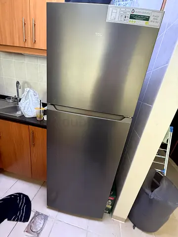 TCL Double Door Refrigerator in Grey Finish