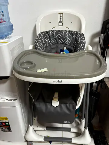 Jikel Baby High Chair with Tray - Good Condition