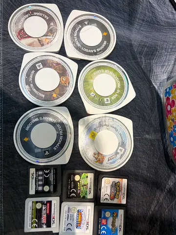 Nintendo and ps vita games