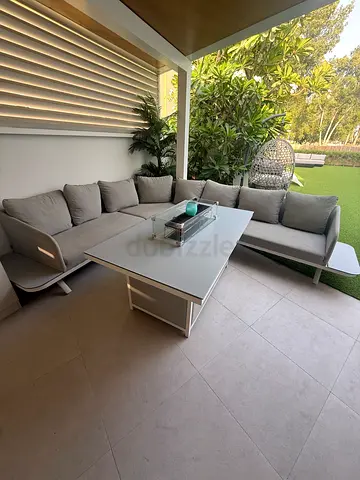 Garden sofa and table