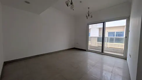 Parking free ready to move 1bhk apartment with balcony on street building