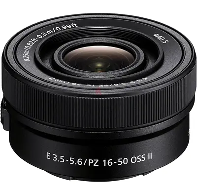 Sony E PZ 16-50mm f/3.5-5.6 OSS II Pancake Zoom Lens (E-mount)