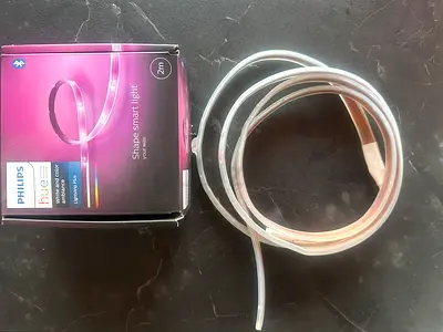 Philips Hue Lightstrip (2 Meter - Hue Bridge, Google Assistant, Alexa Compatible)