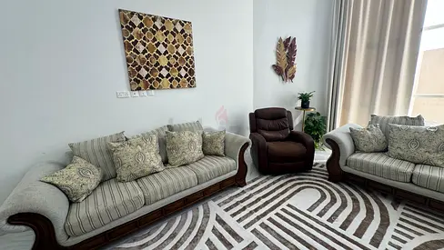 Used 3-Seater and (2) 2-Seater Sofa Set without Accent Recliner and Rug 3-2-2 - Good Condition