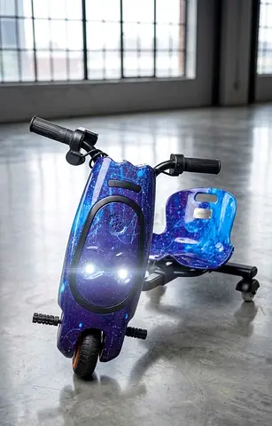 Kids Galaxy Drift Tricycle - Electric Drift Scooter for Ages 3+