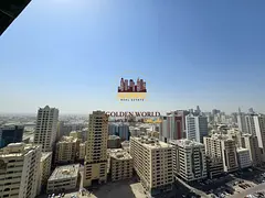 Sharjah – A modern two-bedroom apartment available for annual rent in Al Oqaf Tower,