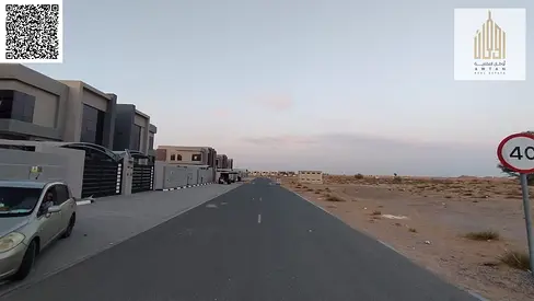 - Residential investment land for sale in the Basateen Al-Surra project - The land is located 500 meters from Umm Al Quwain University - Land permit