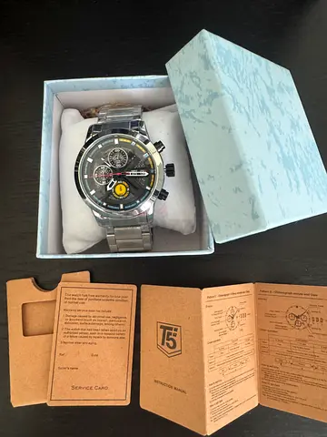 T5 Mens Quartz Chronograph Watch - Brand New (Never Used) with Box