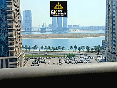 🌊 Brand New Sea View Apartment | 2 Master Bedrooms | Built-in Wardrobes | Covered Parking | AED 55K Rent | 6 Cheques