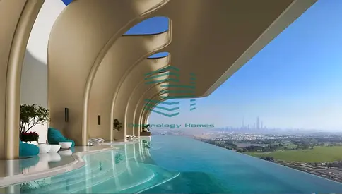 High-Rise Studio | Furnished Apartment | Skyline & Pool Views | Velos Residence Motor City