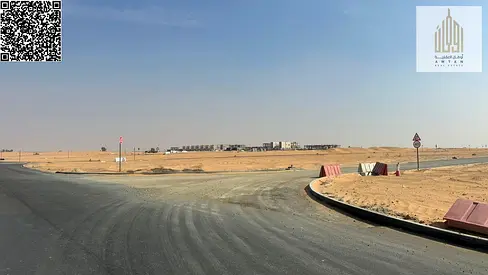 For sale: residential and investment land in the Basateen Al Surah project. The land is 500 meters away from the University of Umm Al Quwain.