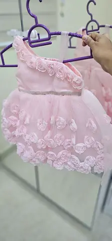 Elegant and beautiful soft pink baby girl frock size 18