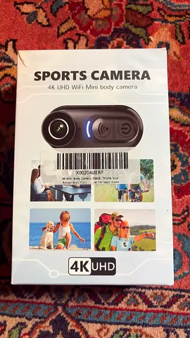 Compact 4K UHD Sports Action Camera - WiFi Mini Body Camera