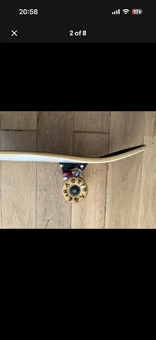 Almost not used skateboard deck with full skating kit