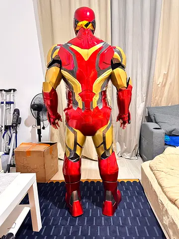 Full-size Iron Man Mark-themed cosplay suit