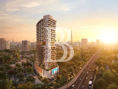 Furnished Studio | Balcony | Pool & Park Views
