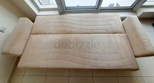 Beige Sofa Bed Excellent Condition