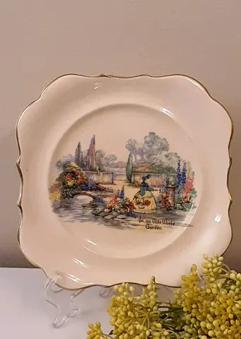 England Vintage Decoration Plate Sandland Ware