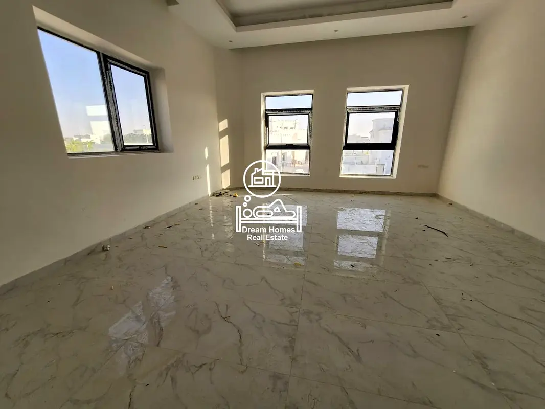 Brand new 8-bed villa for rent in Shakhbout city