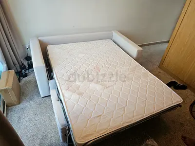 Italian comodo pull out sofa bed with mattress