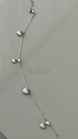 Anklet 18 carat white gold