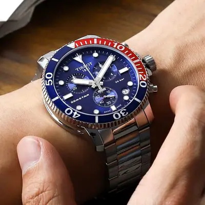 Tissot Seastar 1000 Chronograph Quartz – Blue Dial ⌚🌊