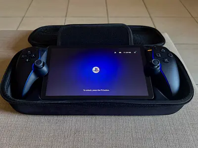 Sony PS portal with case