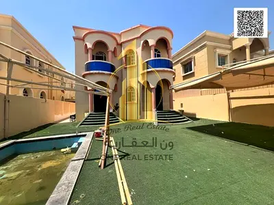 🏡 فيلا للإيجار في المويهات 1 – عجمان 🏡 ✨ فيلا مميزة بمساحات واسعة ومسبح خاص ✨