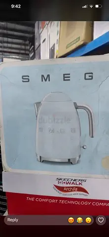 SMEG Electric Kettle (Pastel Blue) - Used Box