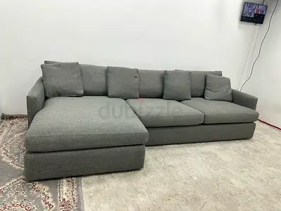 Amazing condition cratebarrel lshape sofa