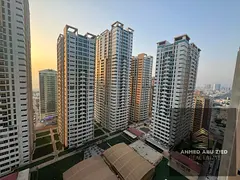 Two bedrooms and a living room for annual rent with an open sea view in Ajman One Towers. Two master