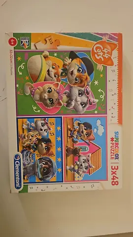 Clementoni My Cats 3x48 Piece Jigsaw Puzzle Set