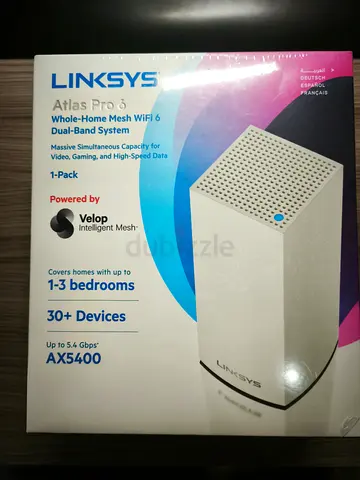 Linksys Atlas Pro 6 AX5400 WiFi 6 Router - 1-Pack (Sealed Box)