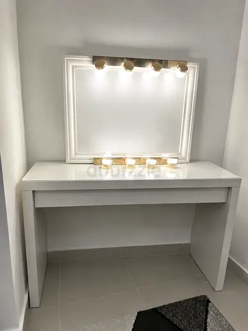 dressing table From Ikea with Mirror and lights