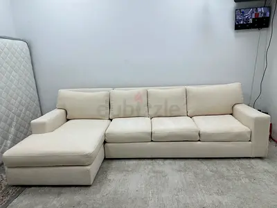 Cratebarrel lshape sofa