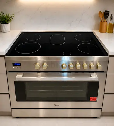 Electric cooker like new media brand 5 hubs perfect working free installation delivery