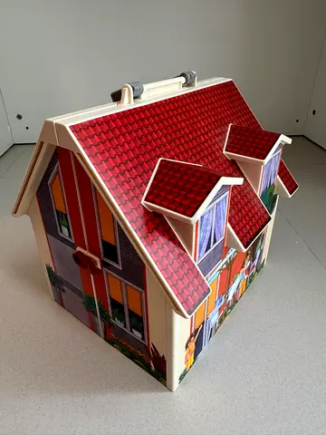 unique Playmobil Foldable Dollhouse Playset with Furniture and Figures