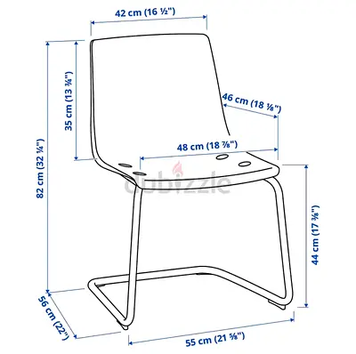 IKEA Clear Plastic Chair – Excellent Condition